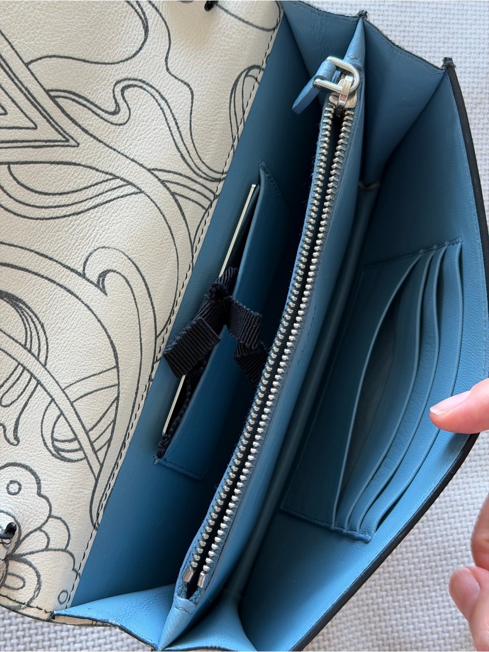 Prada & JAMES JEAN Rabbit Print Chain Crossbody Bag - Picture 8 of 15